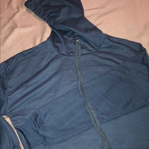 Crop top hoodie